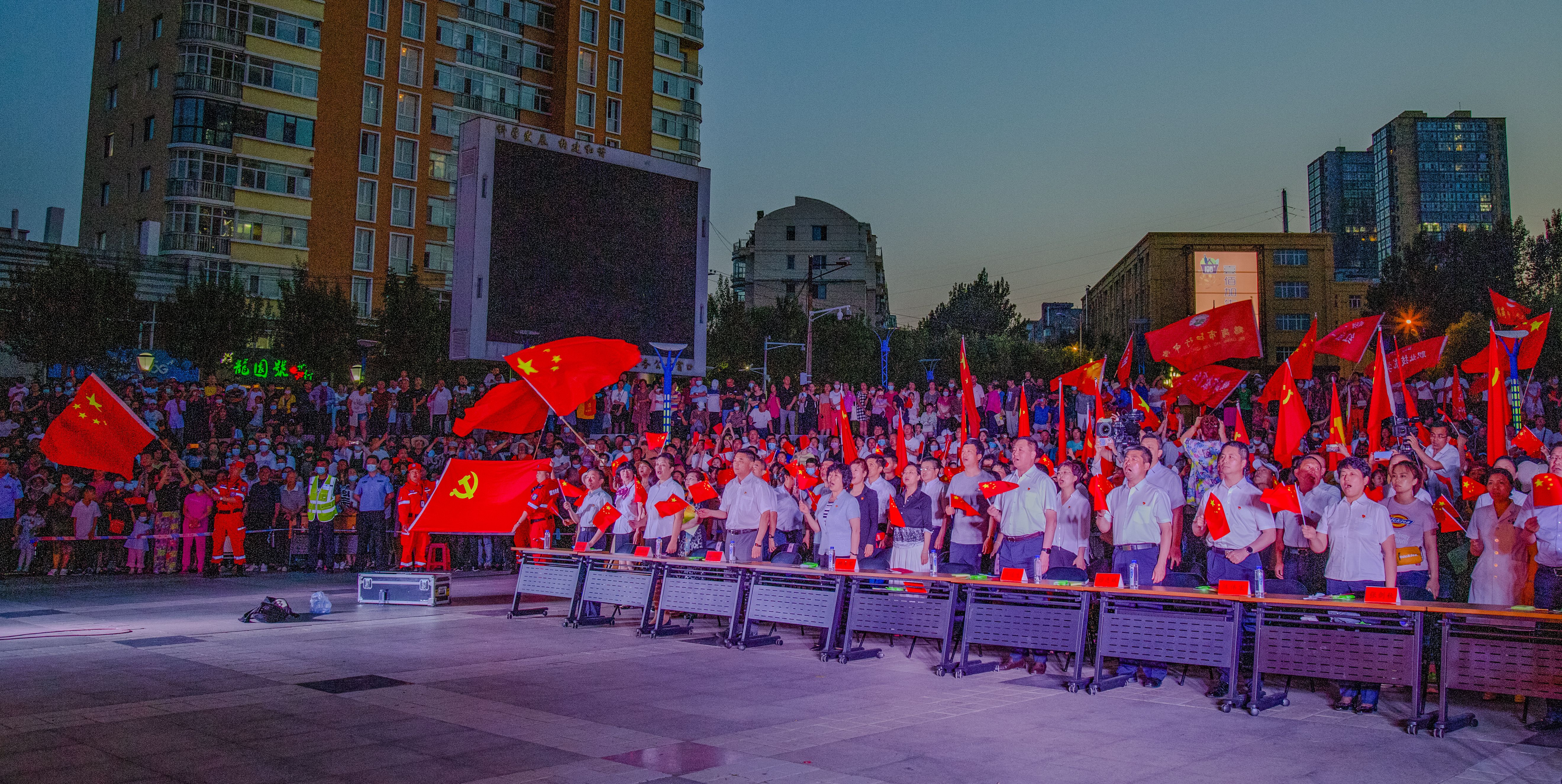 鹤岗市“庆百年华诞·颂百年辉煌”庆祝 中国共产党成立100周年群众歌会掀起热潮