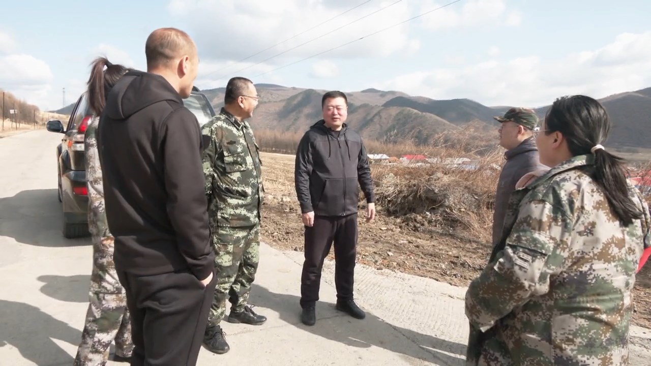 东宁市市领导检查清明节期间森林防火工作